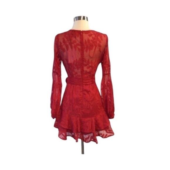 Hello Molly I Heard a Rumor Dress in Cherry Red Size 2 - Picture 4 of 11